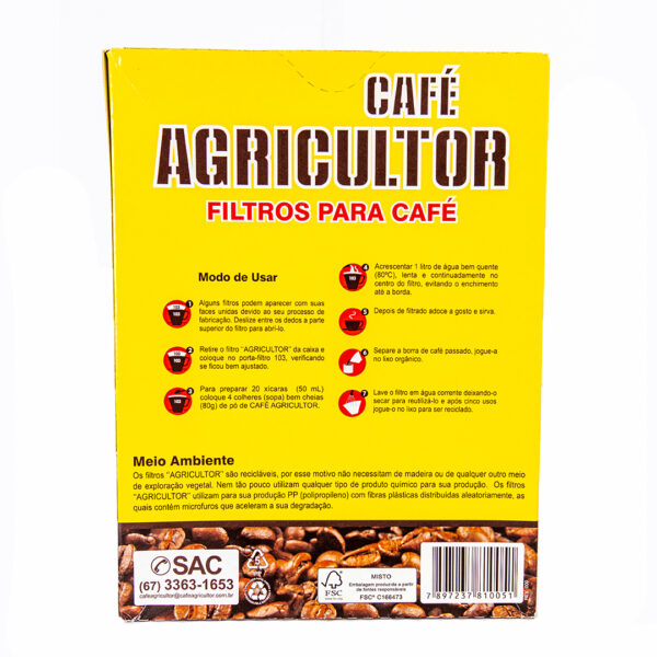 Filtro de Papel para café 103 Agricultor - Imagem 3